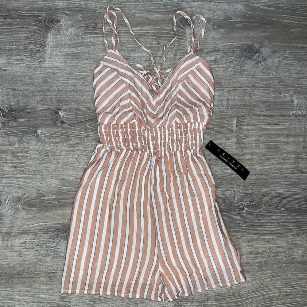 Trixxi Size S Striped Romper